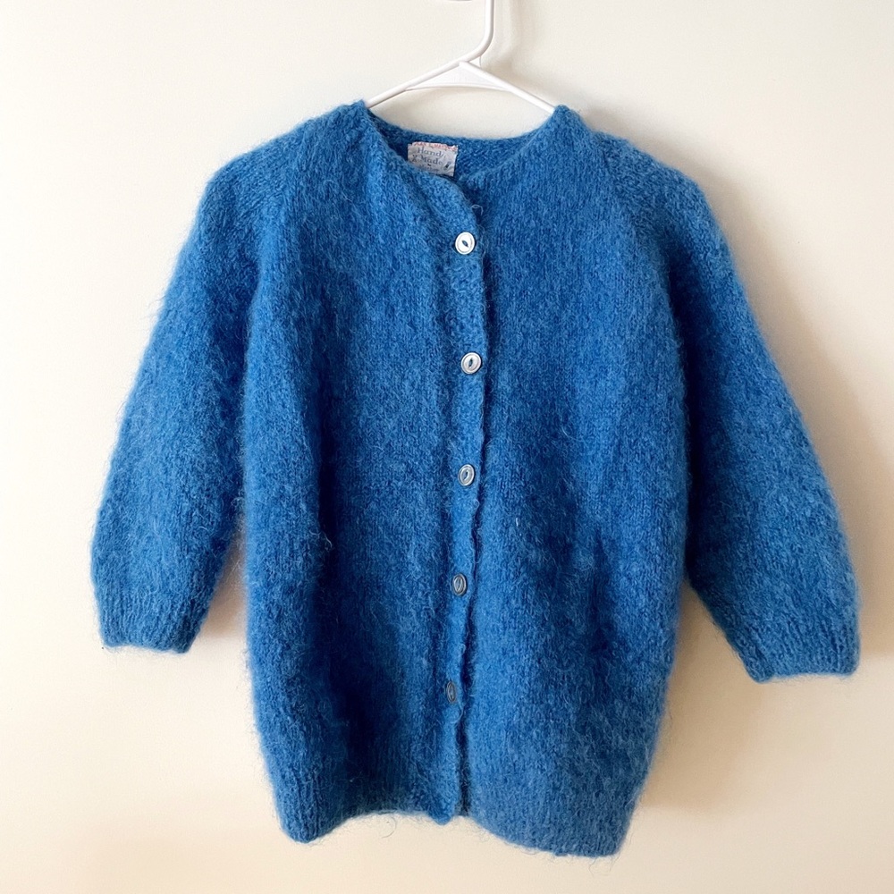 Vintage Mohair Cardigan Sweater